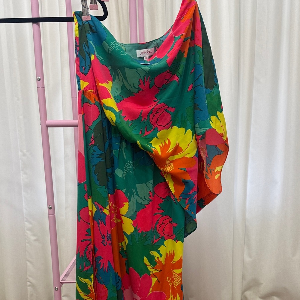 Colorful Floral Maxi Dress